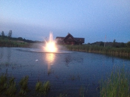 cabin fountain small